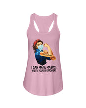Load image into Gallery viewer, Seamstress What's Your Superpower Special Custom Design Ladies Flowy Tank
