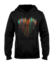 Load image into Gallery viewer, Heart Love Simple Special   Custom Design For Ballet Lovers Hoodie
