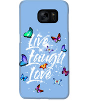 Load image into Gallery viewer, Butterfly Live Laugh Love Gift For Lover Phone case
