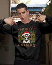 Load image into Gallery viewer, Merry Catmas Cute Funny Gifts Sweatshirt
