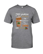Load image into Gallery viewer, The Quarantine Time With Yarn And Coffee Gift For Women Guys Tee
