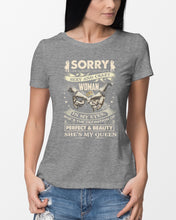 Load image into Gallery viewer, I'm Already Taken By A Sexy Crazy Woman Custom Design Ladies Tee
