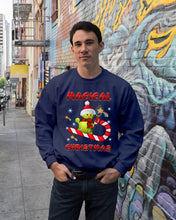 Load image into Gallery viewer, Tennis Players Magical Christmas Snowman Gift For Women Sweatshirt
