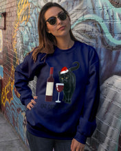 Load image into Gallery viewer, Cat Drink And Be Merry Meaningful Gift For Women Sweatshirt
