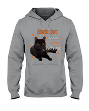Load image into Gallery viewer, Black Cat Kisses Fix Everything Gift For Cat Lovers Hoodie
