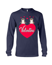Load image into Gallery viewer, Couple Otter Valentine's Day Gift For Otter Lovers Unisex Long Sleeve
