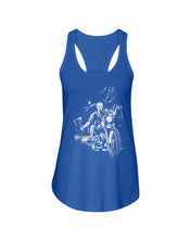 Load image into Gallery viewer, You're Not Alone Motorcycle Axe Gift For Men Ladies Flowy Tank
