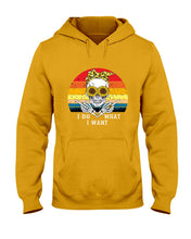 Load image into Gallery viewer, I Do What I Want Skull Sunflower Special Custom Design Hoodie
