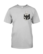 Load image into Gallery viewer, Cat In Your Front Pocket Great Gift For Cat Lovers Guys Tee
