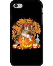 Load image into Gallery viewer, Chihuahua Book Pumpkin Halloween Gift For Dog Lovers Phone case
