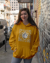 Load image into Gallery viewer, Vintage Cat's Face Unique Custom Design For Cat Lovers Hoodie
