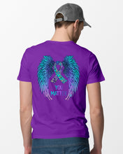 Load image into Gallery viewer, You Matter Ribbon Awareness With Angel Wings Guys Tee

