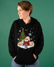 Load image into Gallery viewer, Funny Golden Retrievers Sleep In Red Boots Gift For Dog Lovers Hoodie
