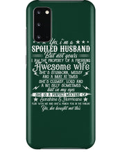 Load image into Gallery viewer, Shes Stubborn Messy And A Brat At Times Black Gift For Husband Phone case
