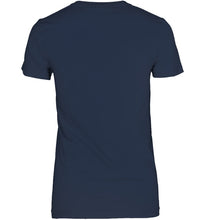 Load image into Gallery viewer, Apparently We're Trouble Pink Flamingo Quilting Together Ladies Tee
