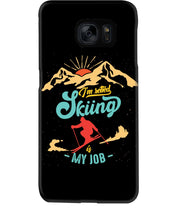 Load image into Gallery viewer, I'm Retired Skiing Is My Job Mountainous Terrain Phone case
