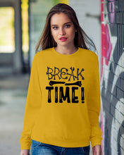 Load image into Gallery viewer, Break Bone Time White Background Gift For Women Sweatshirt
