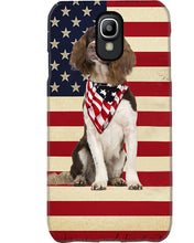 Load image into Gallery viewer, Lovely Phone Case With US Flag Gift For Spaniel Lovers Phone case
