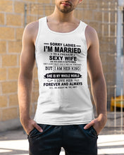 Load image into Gallery viewer, Sorry Ladies I’m Married To A Freakin’ Sexy Wife Who Was Born In September Unisex Tank Top
