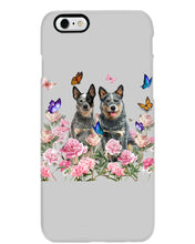 Load image into Gallery viewer, Australian Cattle Dog Butterflies Peony Gift For Dog Lovers Phone case
