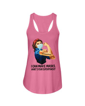 Load image into Gallery viewer, Seamstress What's Your Superpower Special Custom Design Ladies Flowy Tank
