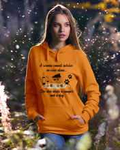 Load image into Gallery viewer, A Woman Cannot Survive On Wine Alone She Also Needs A Camper And A Dog Hoodie
