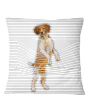 Load image into Gallery viewer, Brittany Spaniel Climb Curtain Gift For Dog Lovers Pillow Cover
