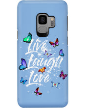 Load image into Gallery viewer, Butterfly Live Laugh Love Gift For Lover Phone case
