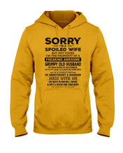 Load image into Gallery viewer, Spoiled Wife Of December Freaking Awesome Grumpy Old Husband For Birthday Gift Hoodie
