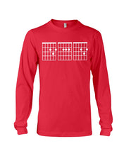 Load image into Gallery viewer, Vintage Funny Guitar Chords Custom Gift For Guitar Lovers Unisex Long Sleeve
