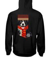 Load image into Gallery viewer, Santa Border Collie In Stock Gift For Dog Lovers Hoodie

