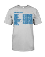 Load image into Gallery viewer, Pinpoint The Location In The Space Blue Guys Tee
