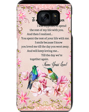 Load image into Gallery viewer, Til The Day We're Together Humming Birds Phone case
