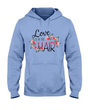 Load image into Gallery viewer, Love Is In The Hair Flower Gift For Women Hoodie
