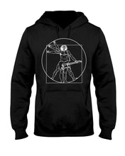 Load image into Gallery viewer, Guitar Vitruvian Design Gift For Guitar Lovers Hoodie
