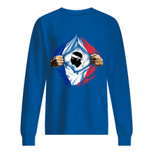 Load image into Gallery viewer, Corse Super Hero Flag Patriot Gift For Men Sweatshirt
