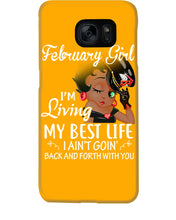 Load image into Gallery viewer, Betty Boop February Girl Living My Best Life Birthday Meaningful Gift Phone case
