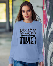 Load image into Gallery viewer, Break Bone Time White Background Gift For Women Sweatshirt
