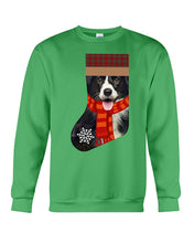 Load image into Gallery viewer, Santa Border Collie In Stock Gift For Dog Lovers Sweatshirt

