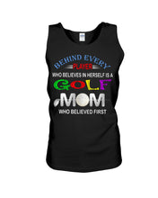 Load image into Gallery viewer, Golf Who Believes In Herself Gift For Sport Lovers Unisex Tank Top
