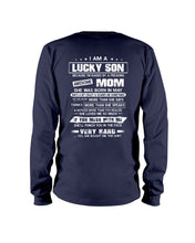 Load image into Gallery viewer, Gift For Lucky Son May Mom Loves Me So Much Unisex Long Sleeve

