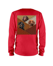 Load image into Gallery viewer, Three Cute Shih Tzu In Bag Gift For Dog Lovers Unisex Long Sleeve
