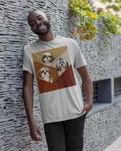 Load image into Gallery viewer, Three Cute Shih Tzu In Bag Gift For Dog Lovers Guys Tee
