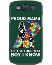Load image into Gallery viewer, Proud Mama Of The Touchest Boy I Know Autism's Day Gift Phone case
