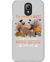 Load image into Gallery viewer, Sloth I'm Really A Storm Don't Let This Human Costume Halloween Gift Phone case
