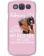 Load image into Gallery viewer, Betty Boop February Girl Living My Best Life Birthday Meaningful Gift Phone case
