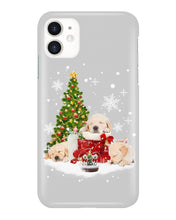 Load image into Gallery viewer, Funny Golden Retrievers Sleep In Red Boots Gift For Dog Lovers Phone case
