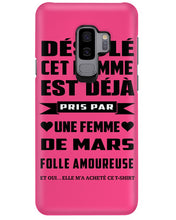 Load image into Gallery viewer, Désolé Cet Homme Est Déjà Pris Par Une Femme De Mars Birthday Gift Phone case
