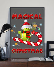 Load image into Gallery viewer, Tennis Players Magical Christmas Snowman Gift For Women Vertical Poster
