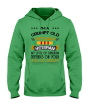 Load image into Gallery viewer, I'm A Grumpy Old Vietnam Veteran Special  Custom Design Hoodie
